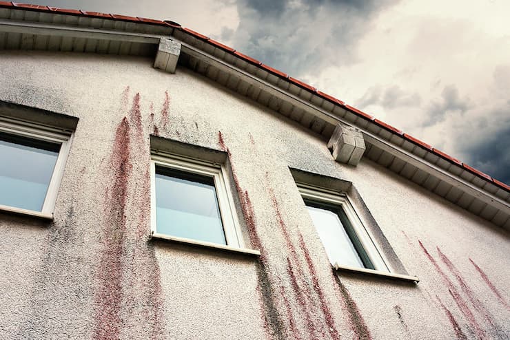 Le gel des façades transforme l’apparence d'une maison